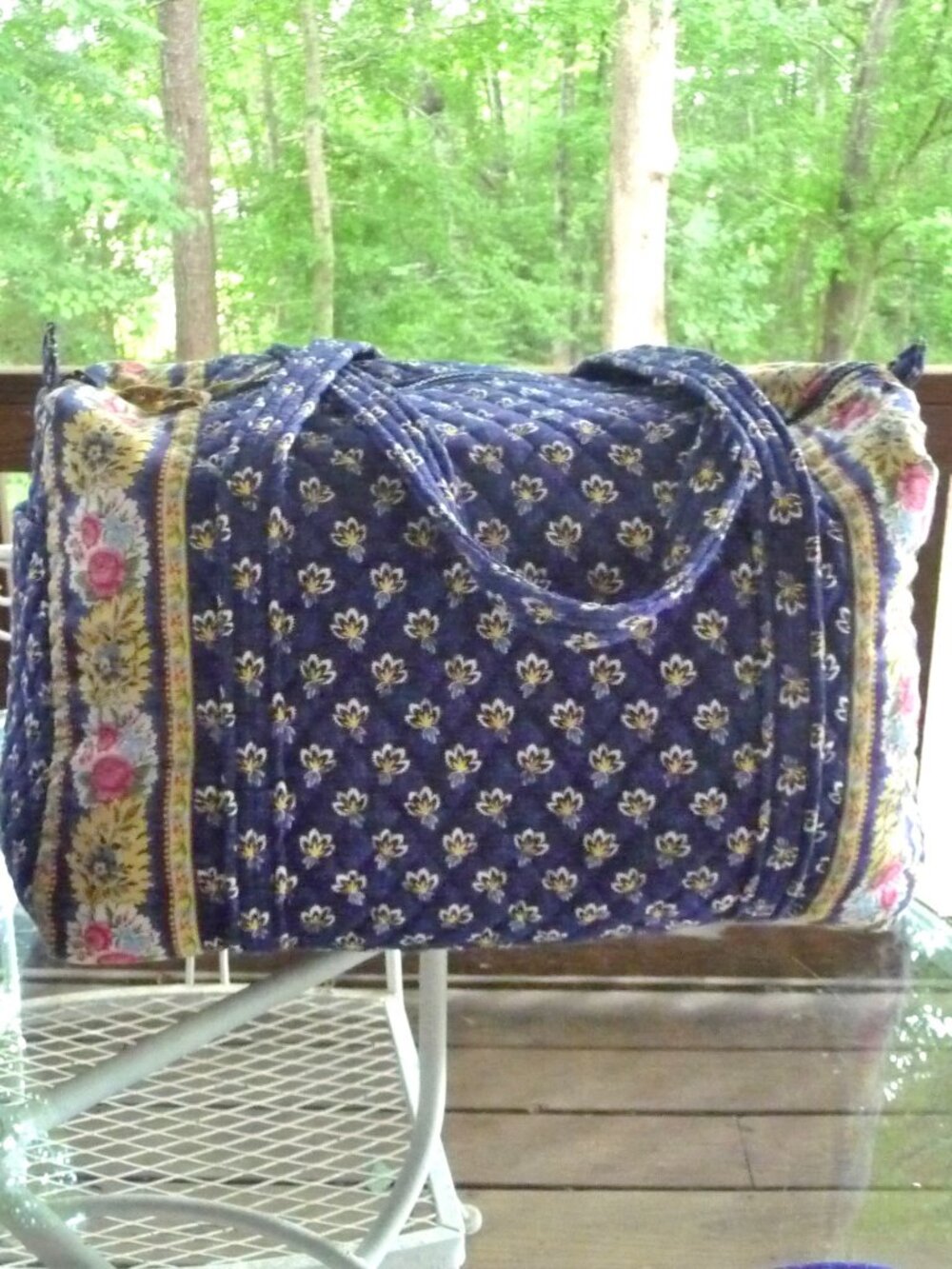 Vera Bradley Maison Blue 4 Piece Travel Set Retired - Picture 2 of 13